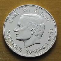 Svédország 1993 200 Korona PP - XVI Carl Gusztav király ezüstérem