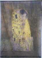 . Gustav Klimt: “The Kiss” reproduction