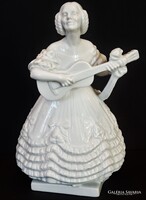 Fehér Herendi Déryné figura 1.- Ft-ról!!!
