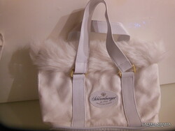 NEW - SPARKLING WINE HOLDER BAG - SCHLUMBERGER - LEATHER - 25 x 17 cm + HANDLE 10 cm - HIGH QUALITY - PERFECT CONDITION