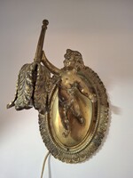 Angyalkás, puttós falikar, fali lámpa, 24 cm