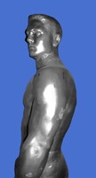 Palotai Szkalos Gyula ( 1911 -1978): Papp László szignózott köztéri szoborterv 60 cm EGYEDI HIBÁTLAN