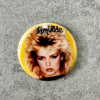 Kim Wilde vintage/retro pin