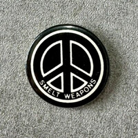 Smelt Weapons black small vintage pin