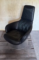 Olasz design Natuzzi Swivel karos bőr fotel
