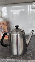 Vintage rozsdamentes  svéd  tea- kávékiöntő