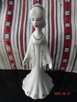 Aquincum porcelán figura, Hófehérke, magassága 24 cm. Vanneki!