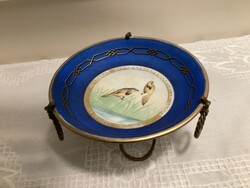 Museum-quality TK Thun round item on bronze legs from 1852
