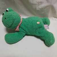 Sun kid zöld béka plüss játékfigura.26 cm.