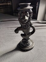 Retro Szovjet gyertyatartó -cirkuszi oroszlán