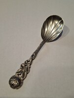 Ezüstözött hildesheimer rózsás kiskanál,  Antiko 100, 11 cm