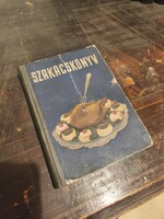 Szakácskönyv az 1950-es évekből, rengeteg illusztrációval, viszonylag jó állapotban