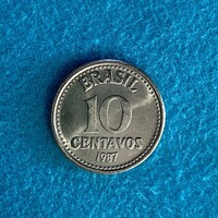Brazília - Brazil - 10 centavos - 1987 coin