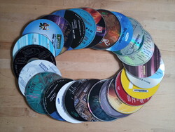 Used scratch-free CD 25 pcs colorful patterns: can be used as creative decoration