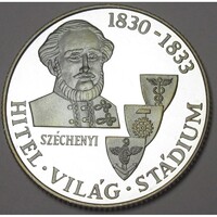 Magyarország,100 forint 1983 PP - Széchenyi István UNC nikkel