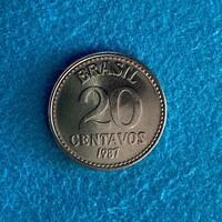 Brazília - Brazil - 20 centavos - 1987 coin