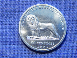 Kongói Demokratikus Köztársaság 50 Centimes 2002 - Verney Lovett Cameron