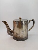 Large Silver-Plated Nickel Silver Teapot, Glatz & Scweiger, 18 cm