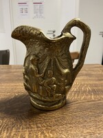 Horst Dalbeck brutalista bronz kancsó!