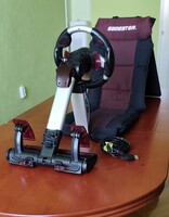 PS 2 konzol, Gamester ülés, vezérlő, sok játék