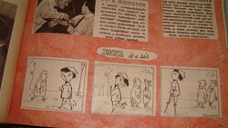 Érdekes Újság 1956. I.évf.1-2. sz. és 1957.I. félév Pusztai Pál ős-Jucika képregényekkel