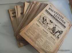 BIRODALMI ÚJSÁG - 1940 - 41 - 42 - 43 év - NÉMET - VICCLAP - HIRDETÉSEIBE BIRODALMI JELKÉPEK