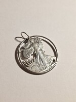 1944-es „Walking Liberty” ezüstérme medál