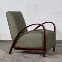 Felújított francia art deco fotel