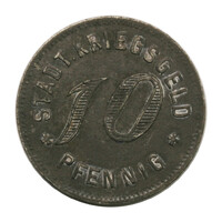 Németország 10 Pfennig szükségpénz 1919 Kirchheim unter Treck