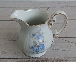 Zsolnay porcelán kék barackvirágos tejkiöntő!