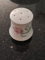 Retro Alföldi porcelán tulipános sószóró dugóval