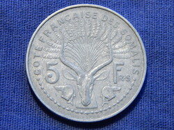 Francia Szomáliföld 5 Francs 1948