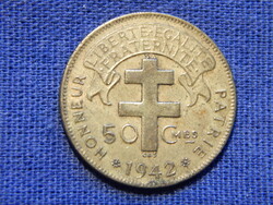 Francia Egyenlítői Afrika 50 Centimes 1942