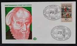 Nf877 / Németország 1976 Hans Sachs bélyeg FDC-n