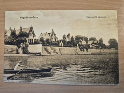 Nógrád vármegye képeslapjai. Nógrádverőcze, Dunaparti r., 1923. és Mozaik, 1949. 2 db, Csak egyben!