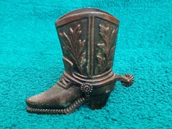 Miniatűr 07 - fém ceruzahegyező cowboy csizma ceruza hegyező 7x2x6,5cm