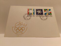 Liechtenstein 1983 FDC - Sarajevo Winter Olympic Games 1984 complete set with special cancellation