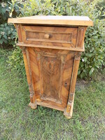 Old German nightstand, early 20th century, in good condition.