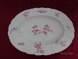 Haas & Czjzek Csehszlovák porcelán, antik ovális húsos tál. Vanneki!