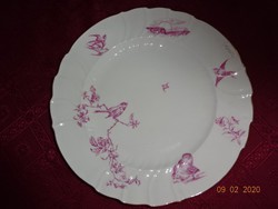 Haas & Czjzek Csehszlovák porcelán, antik kerek húsos tál, átmérője 31 cm. Vanneki!
