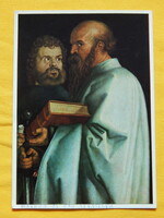 Képeslap - Albrecht Dürer: Szent Pál és Szent  Márk apostol