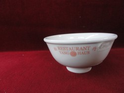 5 db együtt eladó TATUNG Taiwani porcelán müzlis tálka. Restaurant yang haus felirattal. Vanneki!