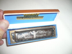 Hohner orchester  szájharmonika dobozában