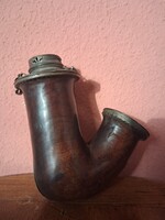 Nagy méretű régi pipa zárható tetővel