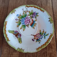 Herendi porcelán Viktória mintás teáscsésze alj