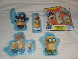 Despicable Me (Minyonok) habszivacs fürdő szivacs puzzle készlet 13 darabos retro
