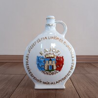 Antique Zsolnay Porcelain Kajofi Liqueur Flask