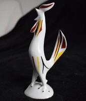 Kakas , hollóházi porcelán figura nipp dísztárgy 7,5 x 5 x 14,8 cm