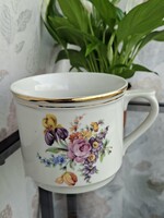 Csehszlovákia nagyméretű porcelán bögre, 11,4 cm