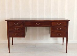 Classic Style 7-Drawer Men's Desk [A-18] Masterful Furniture Craftsmanship!